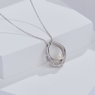 Pearly Lustre Top Grade Freshwater Pearl Necklace WN00917 | SANDS 2