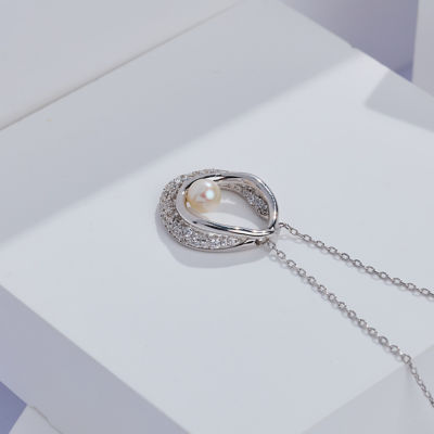 Pearly Lustre Top Grade Freshwater Pearl Necklace WN00917 | SANDS 3