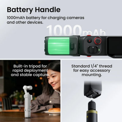 Insta360 Luna Ultra Gimbal Camera | Creator Bundle 3