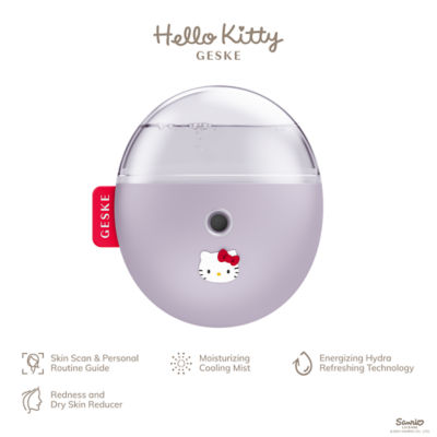 Geske Hello Kitty SmartAppGuided™ 面部保湿仪 | 四合一 - 紫色 4