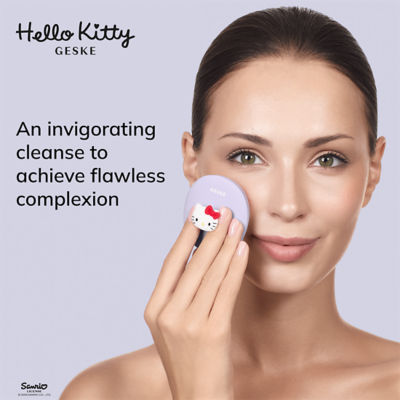 Geske Hello Kitty SmartAppGuided™ Facial Brush | 3 in 1 - Purple 4
