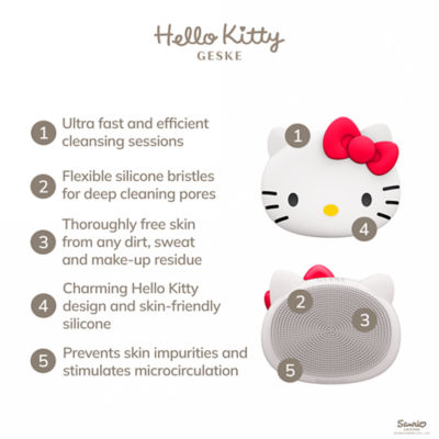 Geske Hello Kitty SmartAppGuided™ Facial Brush | 3 in 1 3