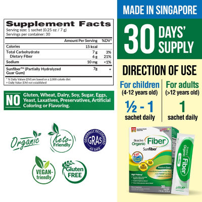 LABO NUTRITION [Bundle of 3] LABO Nutrition Bioactive Organic Fiber 30s 9