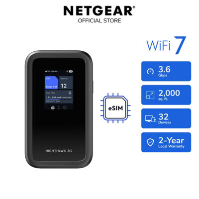 NETGEAR Nighthawk M7 5G WiFi 7 Mobile Hotspot Router with eSIM (MH7150) 2