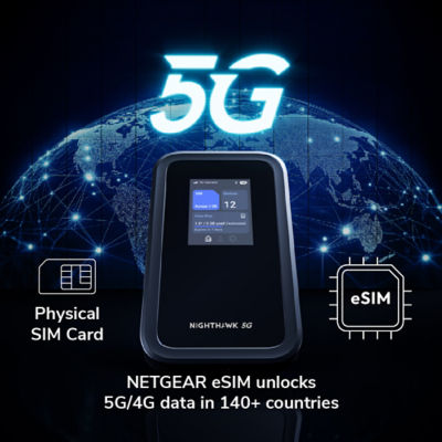 NETGEAR Nighthawk M7 5G WiFi 7 Mobile Hotspot Router with eSIM (MH7150) 4