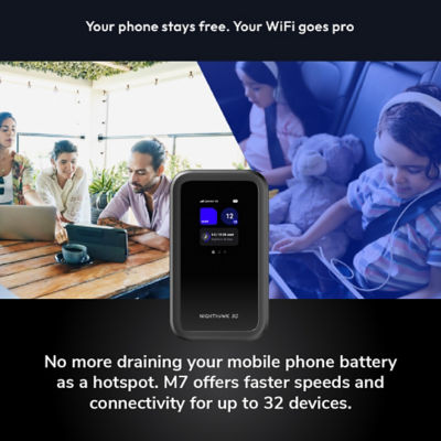 NETGEAR Nighthawk M7 5G WiFi 7 Mobile Hotspot Router with eSIM (MH7150) 6