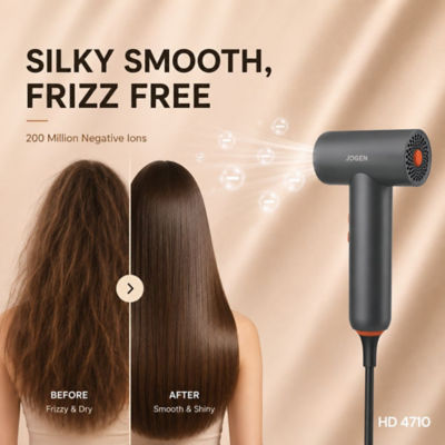 JOGEN HD 4710 Worldwide Voltage Pocket Hair Dryer 850W (Champagne) 5