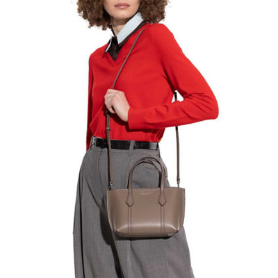 TORY BURCH Mini Perry Tote Wild Mushroom 175548 7