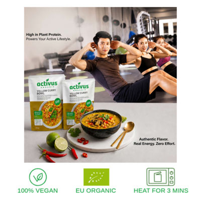ACTIVUS ORGANIC YELLOW CURRY BOWL 283G 3
