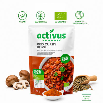 ACTIVUS ORGANIC RED CURRY BOWL 283G 4