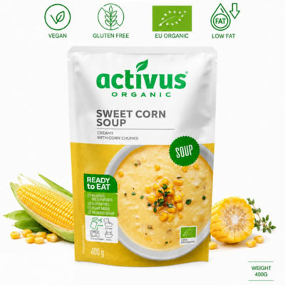 ACTIVUS ORGANIC SWEET CORN SOUP 400G 4