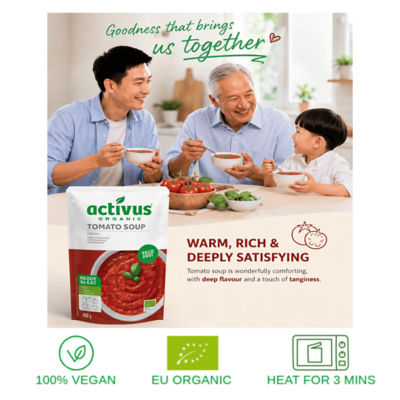ACTIVUS ORGANIC TOMATO SOUP CREAMY 400G 3