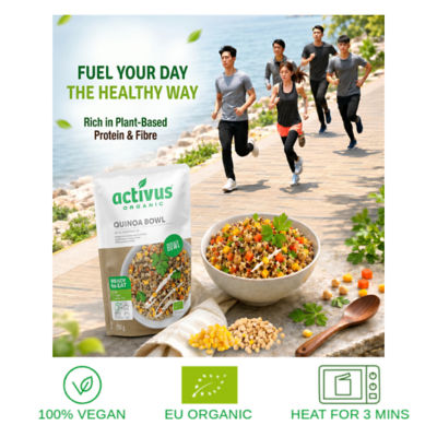 ACTIVUS ORGANIC QUINOA BOWL WITH VEGETABLES 250G 3