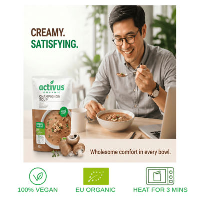 ACTIVUS ORGANIC CHAMPIGNON/MUSHROOM SOUP CREAMY 400 G 3