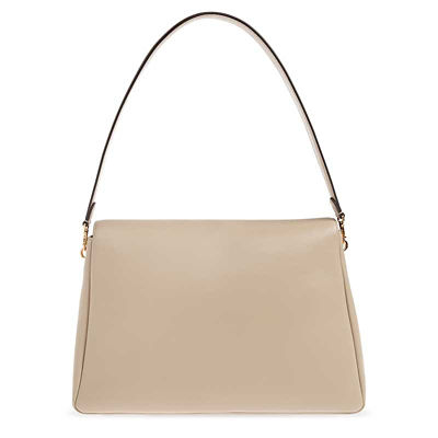 TORY BURCH Large Charlie Shoulder Bag Soft Cement 180727 3