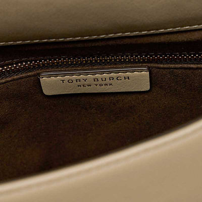 TORY BURCH Large Charlie Shoulder Bag Soft Cement 180727 5