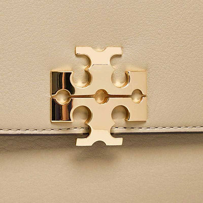 TORY BURCH Large Charlie Shoulder Bag Soft Cement 180727 6