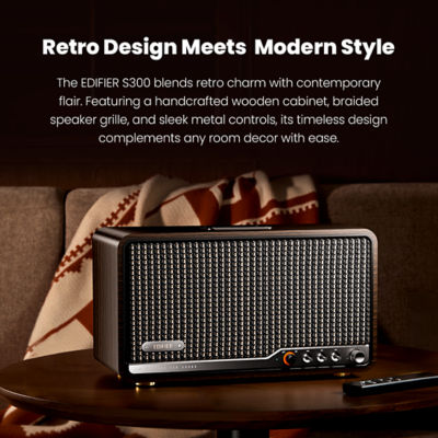EDIFIER S300 Tabletop Wireless Speaker 80W 6