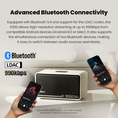 EDIFIER S300 Tabletop Wireless Speaker 80W 7