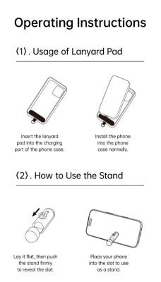 ROCK All-in-One Adjustable Lanyard With Mini Stand 4