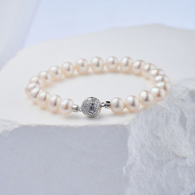Pearly Lustre Top Lustre Freshwater Pearl Bracelet WB00269 6