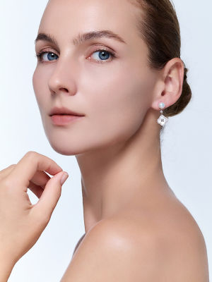 Pearly Lustre Top Grade Freshwater Pearl Earrings WE01042 | PERANAKAN 5