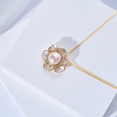 Pearly Lustre Top Grade Freshwater Pearl Necklace WN00825 | ORCHID 4