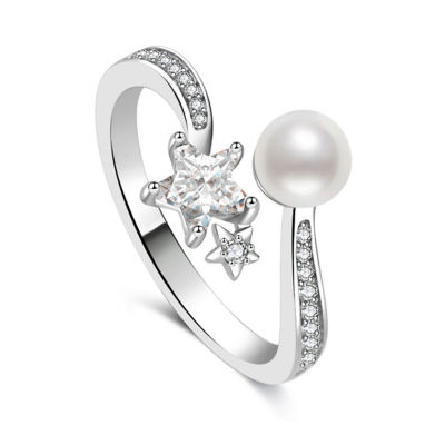 Pearly Lustre Top Grade Freshwater Pearl Ring WR00415 | STARRY 1