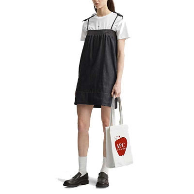 A.P.C. Pomme Lou Tote Bag White COGYX-M67068 5
