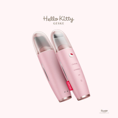 Geske Hello Kitty MicroCurrent Skin Scrubber & Blackhead Remover | 9 in 1 - Pink 2