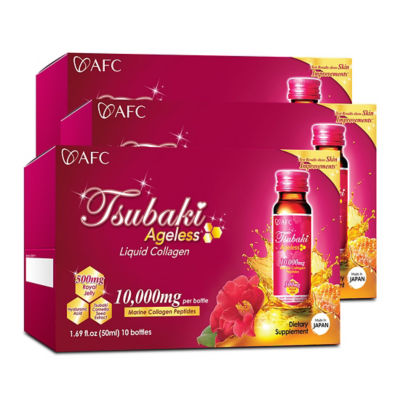 AFC JAPAN [Bundle of 3] AFC Japan Tsubaki Ageless Collagen Drink 10s 1