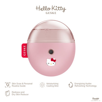 Geske Hello kitty SmartAppGuided™ 面部保湿仪 | 四合一 - 粉色 4