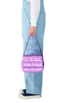 Beyond The Vines Metallic Poofy Bag 9