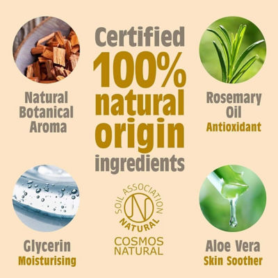 Salt Of The Earth Natural Deodorant Spray Refill Amber & Sandalwood 500ml 6