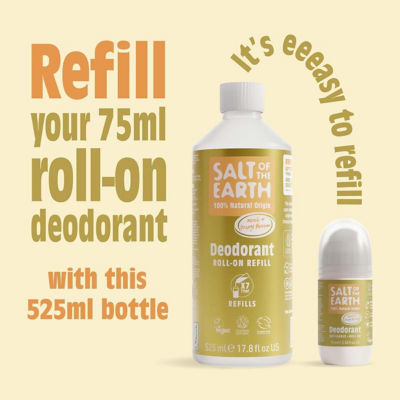 Salt Of The Earth Natural Deodorant Roll-On Refill Neroli & Orange Blossom 525ml 3