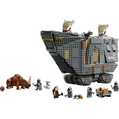 LEGO 乐高 75453 外域沙漠履带车和泥角兽 3