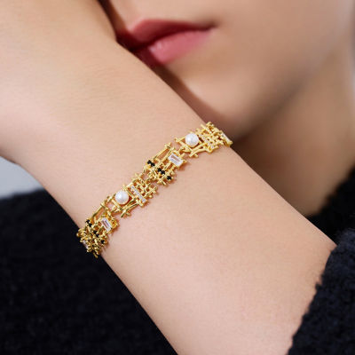 Pearly Lustre Top Grade Freshwater Pearl Bracelet WB00303 | TWEED 3