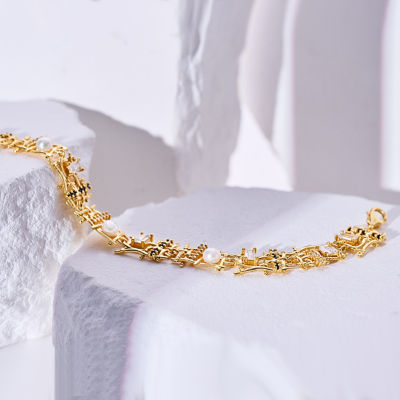 Pearly Lustre Top Grade Freshwater Pearl Bracelet WB00303 | TWEED 6