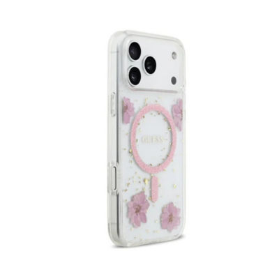 Guess Resin Flowers MagSafe Case For iPhone 17 Pro Max 3