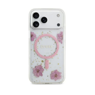 Guess Resin Flowers MagSafe Case For iPhone 17 Pro Max 4