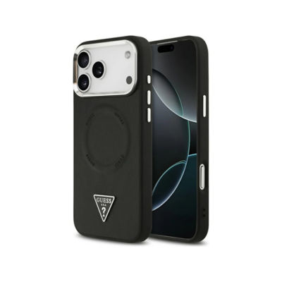 Guess PU Triangle Logo MagSafe Case For iPhone 17 Pro Max 2