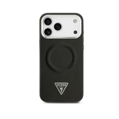 Guess PU Triangle Logo MagSafe Case For iPhone 17 Pro Max 4