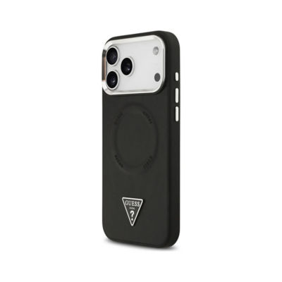 Guess PU Triangle Logo MagSafe Case For iPhone 17 Pro Max 5