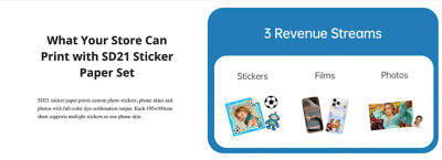 Rock Space Photo Sticker Paper Set 5