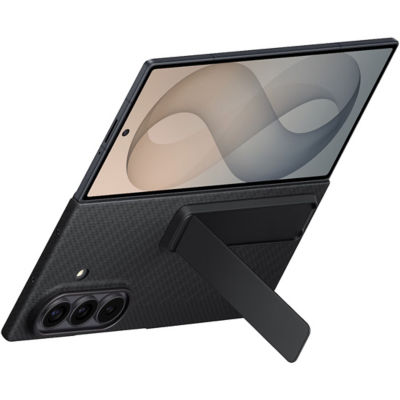 SAMSUNG [Pre-Order] Samsung Galaxy Z Fold8 Ultra Carbon Standing 4