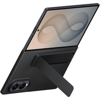 SAMSUNG [Pre-Order] Samsung Galaxy Z Fold8 Carbon Standing 5