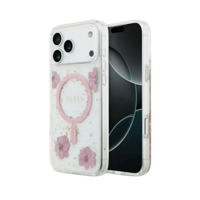 Guess Resin Flowers MagSafe Case For iPhone 17 Pro 2