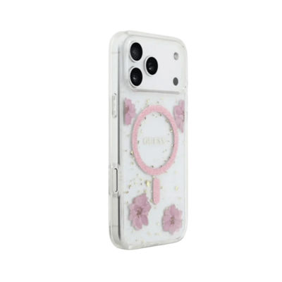 Guess Resin Flowers MagSafe Case For iPhone 17 Pro 4