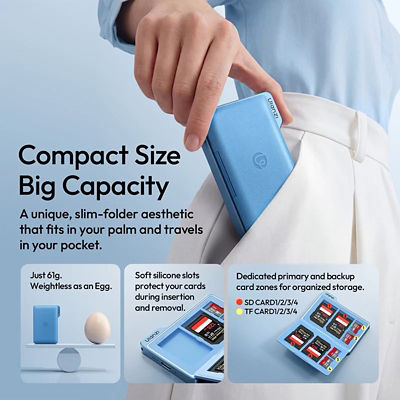 Ulanzi DC01 2in1 Portable Memory Card Case Reader 3