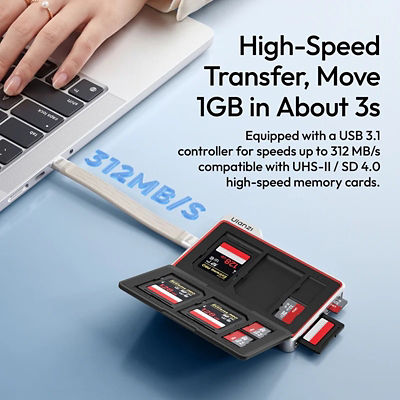 Ulanzi DC01 2in1 Portable Memory Card Case Reader 5